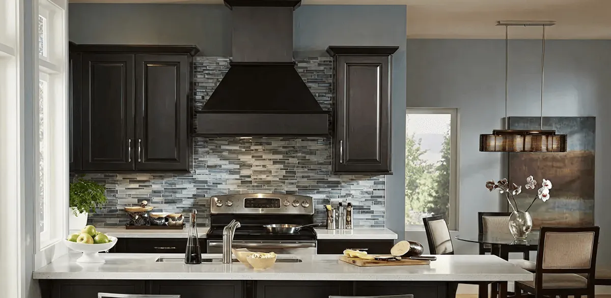 Kitchen cabinet painting and refinishing in a modern kitchen in Phoenix, AZ